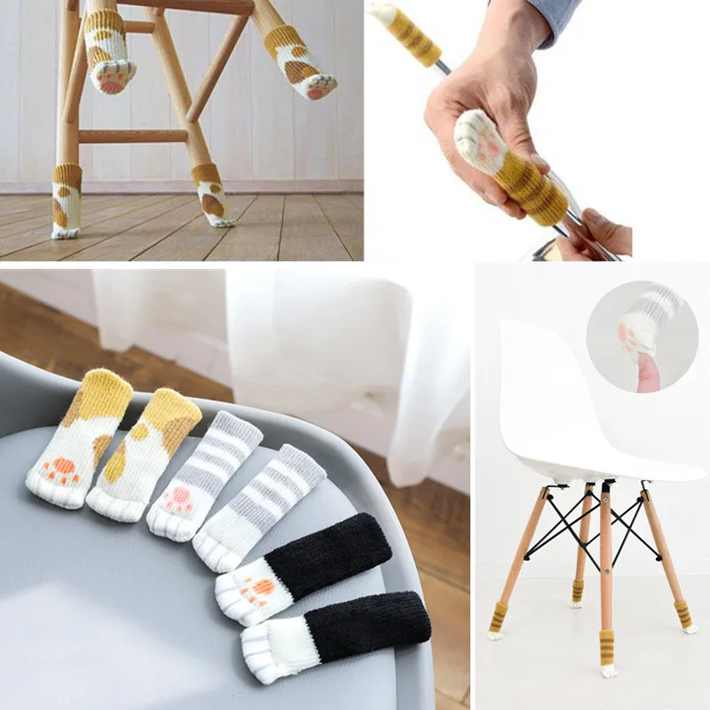 4 шт./лот Противоскользящий коврик демпфер для бампера милая мебель колпачки ног