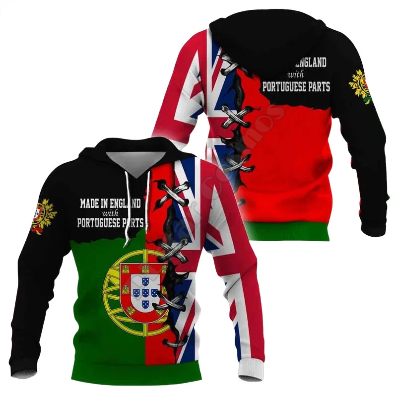 Portuguese nationality hoodie 3D Printed Hoodies Fashion Pullover Men For Women Sweatshirts Sweater Cosplay Costumes 02