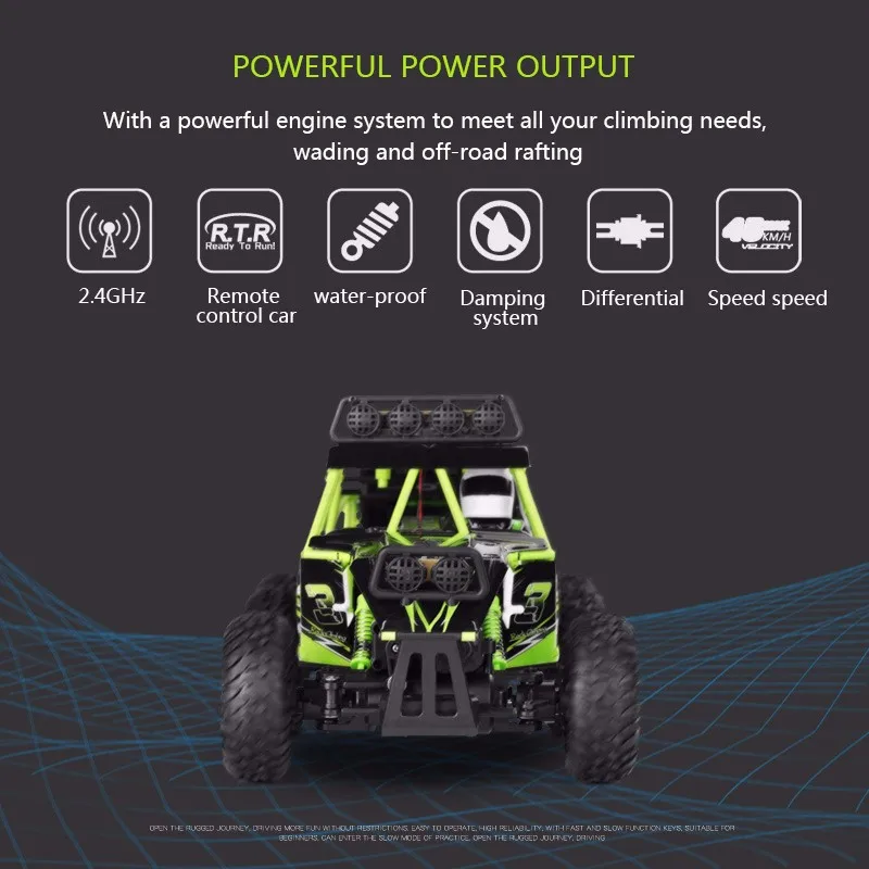 Новинка 2019 Радиоуправляемый автомобиль 1:18 6 колесный привод машина для