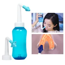 

Adults Children Nasal Wash Cleaner Sinusite Nose Protector Cleans Moistens Child Adult Avoid Allergic Rhinitis Neti Pot 300ML