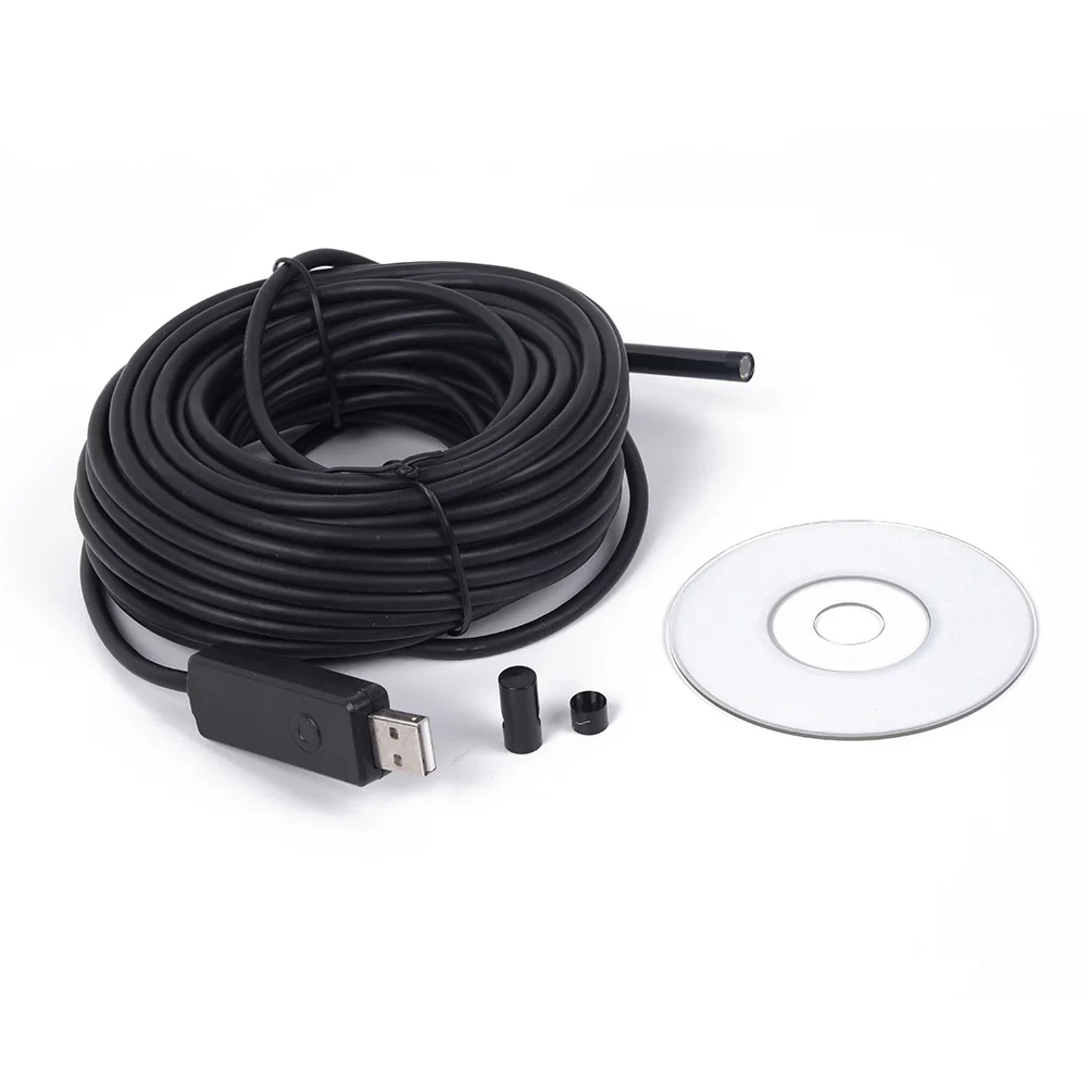 Камера USB эндоскоп Труба инспекция видео 2-15 м канализационный Очиститель водонепроницаемый