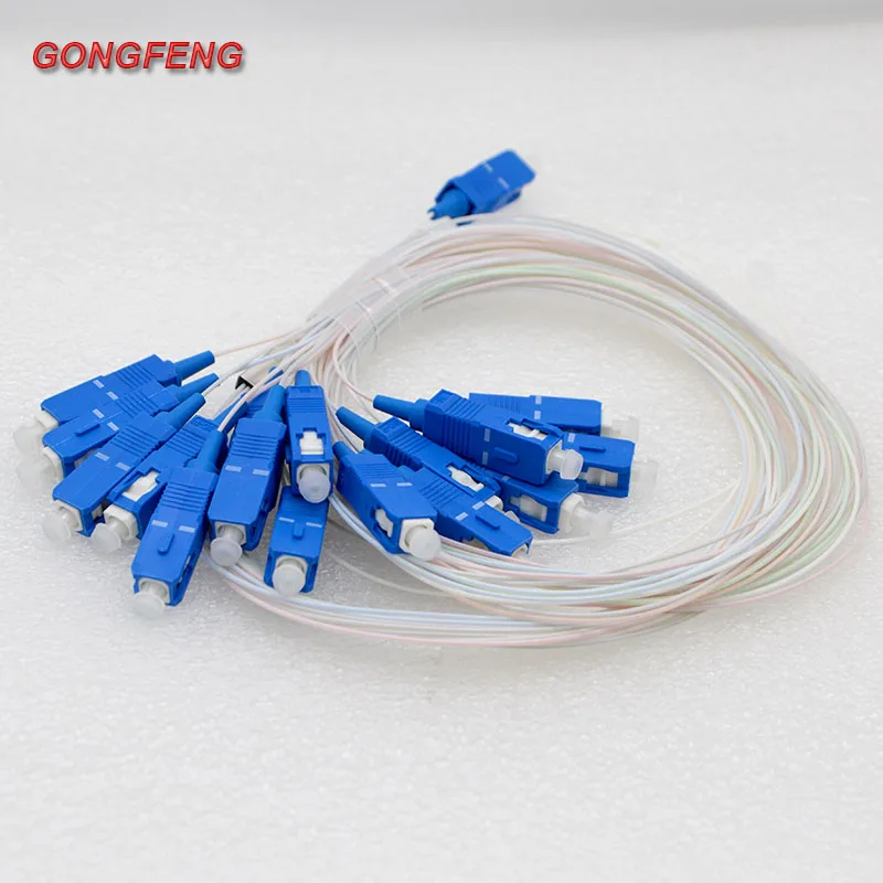 10pcs New PLC SC/UPC 1:16 Mini Optical Fiber Splitter Single Mode Differential Splitter Free Shipping Special Wholesale