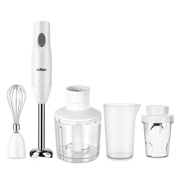 

4 in 1 Hand Blender Electric Kitchen Mini Portable Food Processor Mixer Juicer Baking Tools Kitchen Accessories