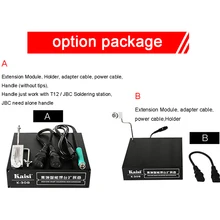 KAISI K-308 Solderen Handvat Uitbreiding Module Uitgebreide Dubbele Handvat Soldeerstation voor JBC T12 UD-1200 Soldeerstation Nieuwe(China)