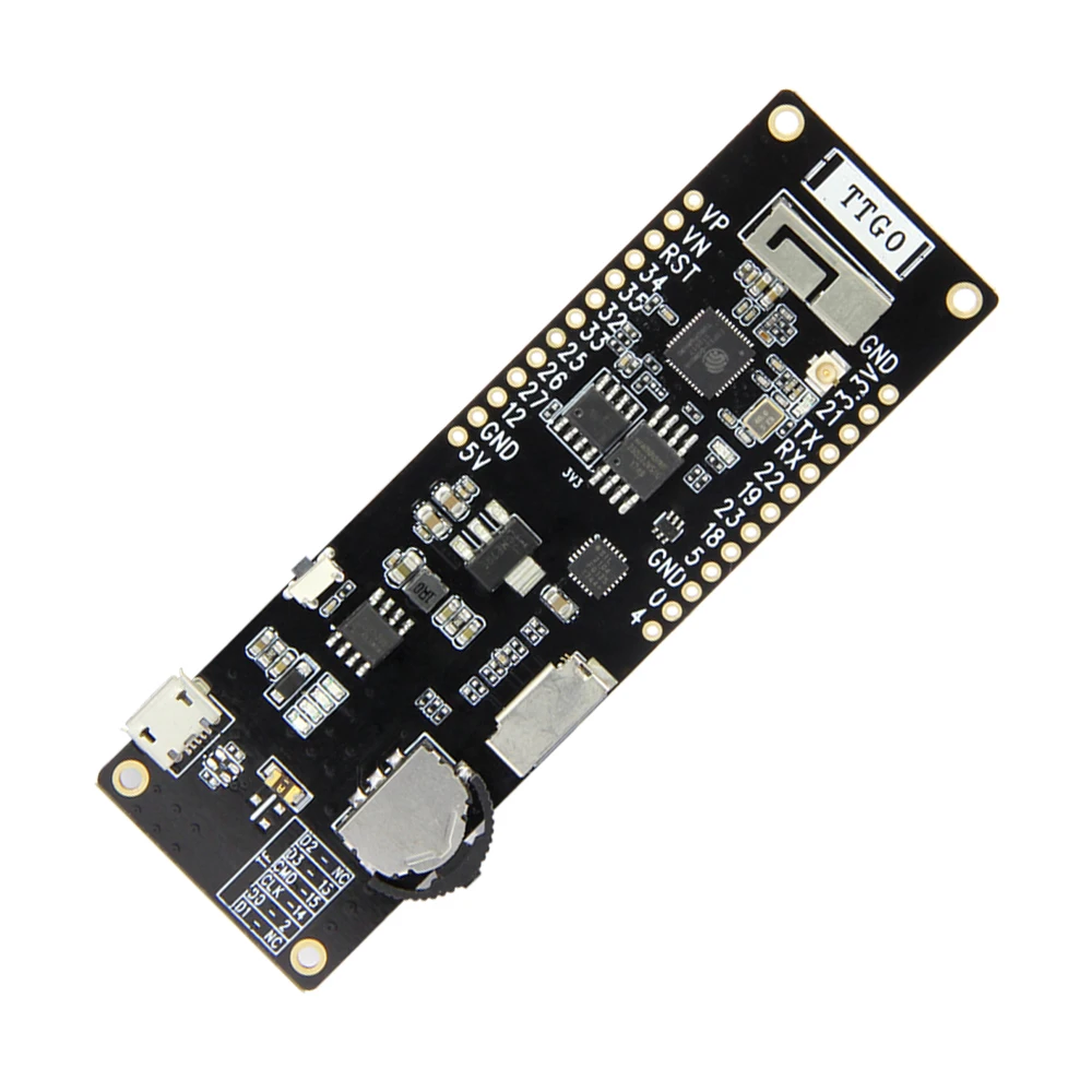 

TTGO ESP32 WiFi Bluetooth 18650 soporte de baterнa mуdulo de asiento 2A fusible 4 MB SPI Flash 4 MB Psram