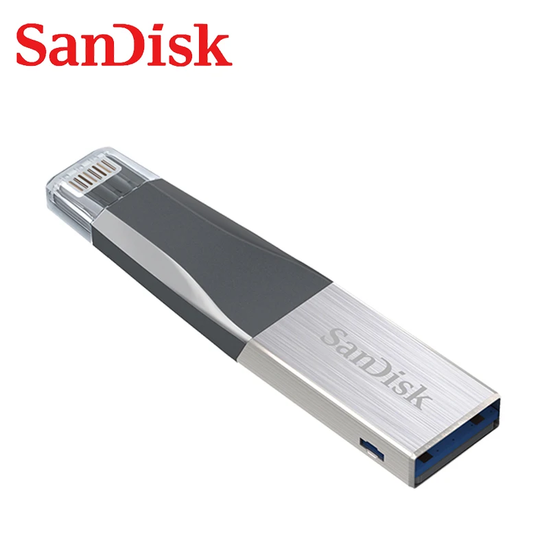 US $30.14 SanDisk IXPAND USB 30 OTG Flash Drive 128GB 64GB Lightning To Metal Pen Drive U Disk For IPhone IPad IPod Memory Stick IX40N
