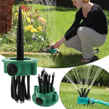 

Hot 360° Garden Sprinkler Irrigation Watering Equipment Grass Accessories Tool