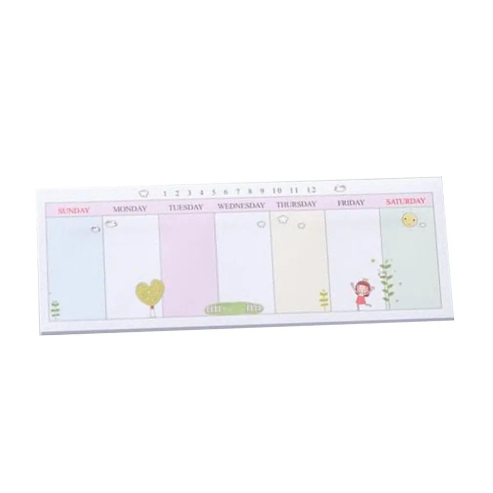 Unique Cartoon Design Memo Pad Bookmarks Notes Index Posted It Weekly Planner Stationery School Supplies