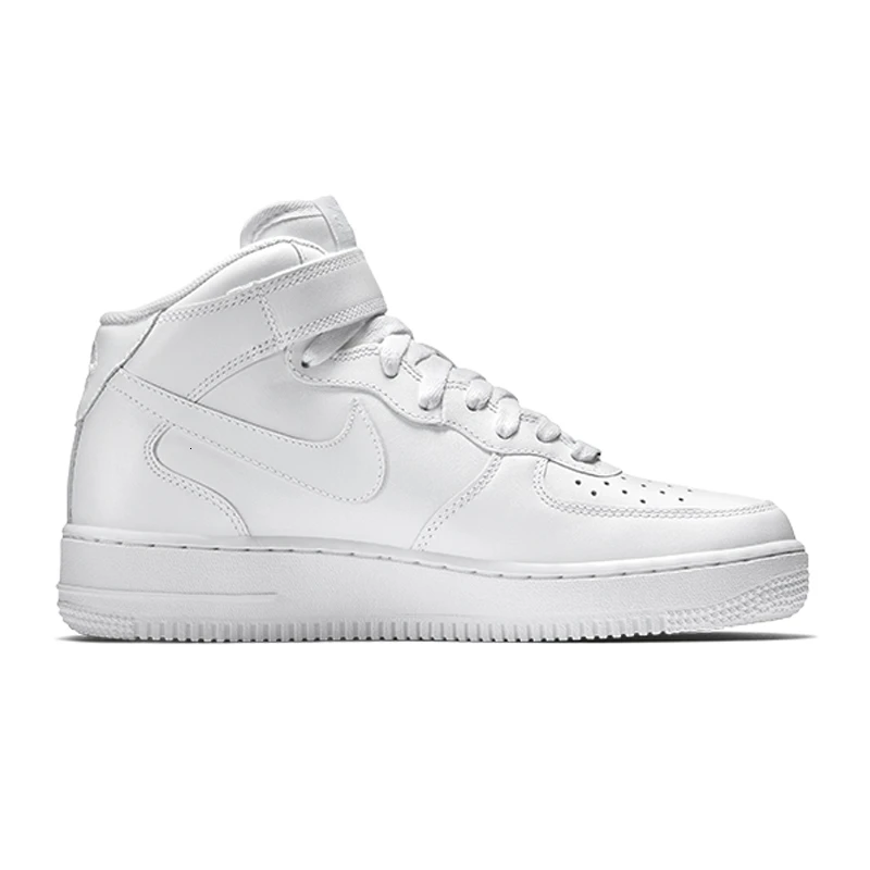 Nike Air Force 1 Новое поступление Аутентичные Мужские дышащие ботинки для скейтбординга спортивные уличные кроссовки#315123 882096