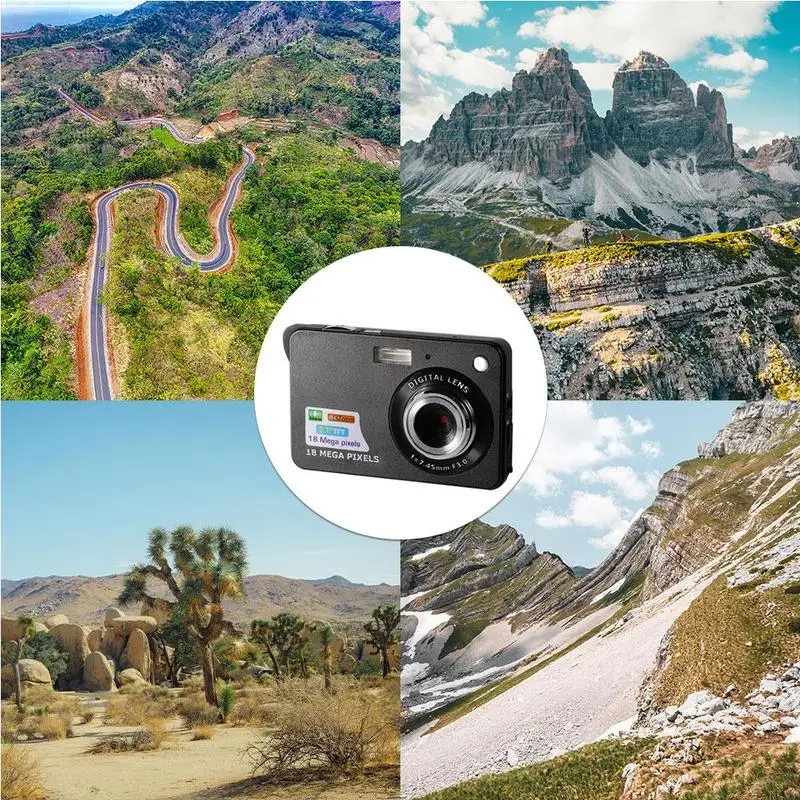 2.7 Inch Mini Digital Camera 24 Mega Pixels Cmos 8x Vedio Camera Digital Vlog Dv Zoom Night Photography Recorder F2e7 digital cameras