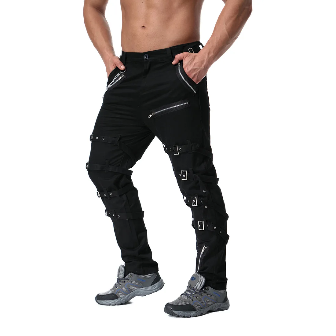 Мужские штаны уличная джоггеры спортивные брюки мужские Pantalon Hombre хип хоп jogger прямые тактические военные брюки карго