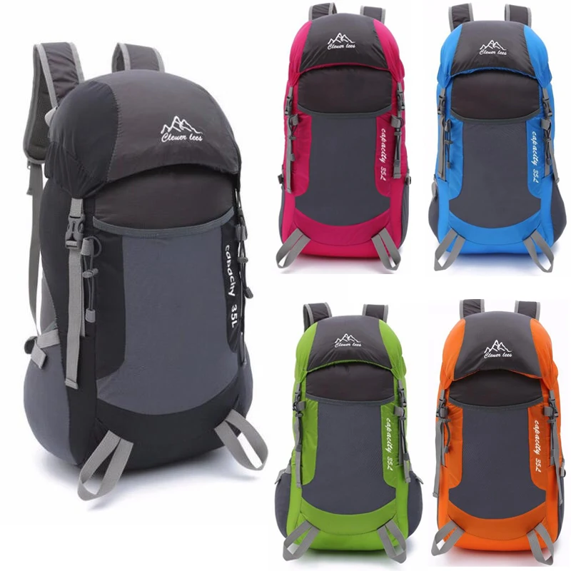 

Outdoor folding backpack men's large multi-functional leisure sports travel bag waterproof and wear-resistant mountaineering bag