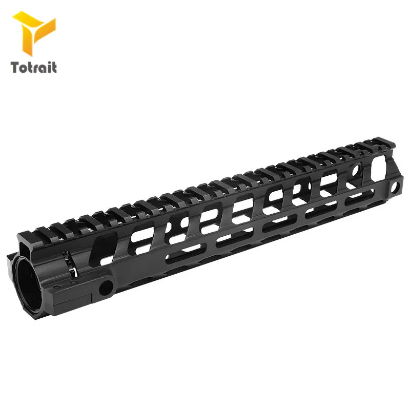 Totrait Сверхлегкий AR-15 M4 легкий M-LOK MLOK 7 10 12 15 дюймов Тонкий свободный поплавок Handguard Пикатинни рейку кронштейн