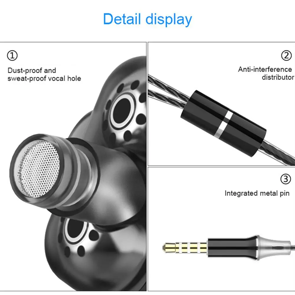 Earphones Headphones with Mic Volume Control for IPhone IPad Samsung Nexus HTC and More 3.5mm Audio Jack Device