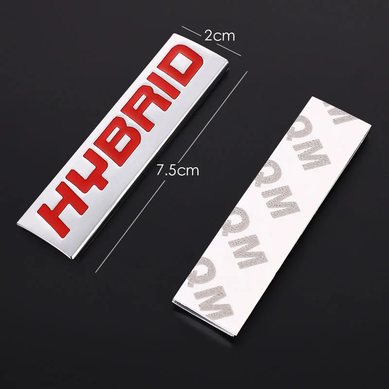 Auto Aufkleber Hybrid Logo 3D Metall Emblem Abzeichen Abziehbilder für  Hybrid Subaru Honda Grace Toyota Rav4 Hyundai Porsche Lexus Mercedes -  AliExpress