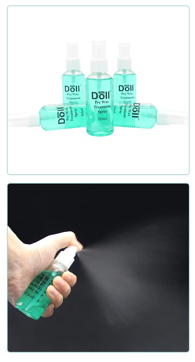 Doll Wax 60ml Cleansing  Pre Wax Spray For Waxing Body Hair Removal