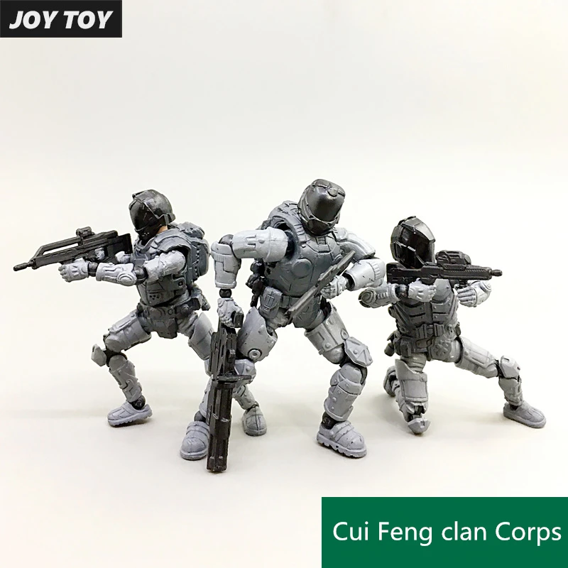 1/27 набор солдатиков JOYTOY "стальной корпус" [12 шт./лот], неокрашенный цвет - Цвет: Cui Feng - 3 soldier