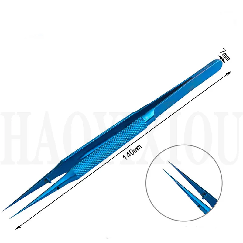 Пинцет из титанового сплава Профессиональный инструмент для обслуживания 0,15 мм прецизионный Пинцет для предотвращения оставления отпечатков пальцев