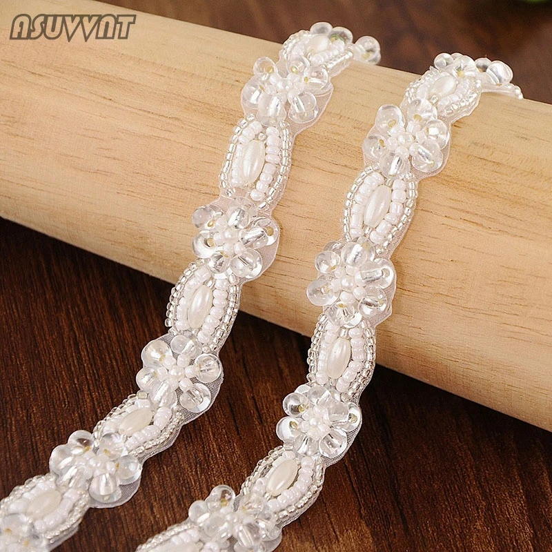 Fashion Crystal Belt Pearl Belt For Girls Dresses Bridal Dress Belts Beads Belt Bridesmaid Sash Belt For Women Lady Party Dress