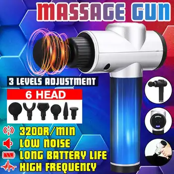 

12V 20-speed Brush Muscle Relief Massage Quiet Vibration Electric Massager Cordless Percussion Massager Sport Recovery