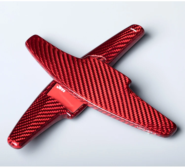 T-carbon Carbon Fiber Steering Wheel Paddle Shifter Extension For Honda Spirior Acura RDX Car Gear Accessories