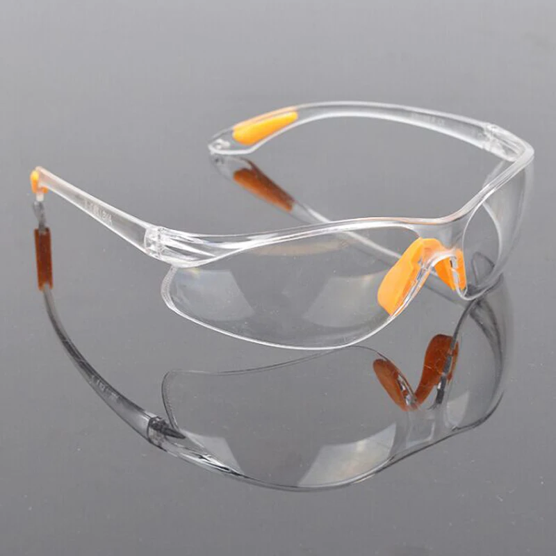 

1 pc Clear Lens Protective Safety Glasses Polishing Work Welding Dust Protection Goggles Factory Processing Protect Tool
