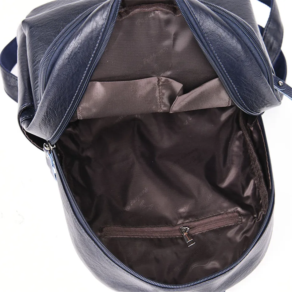 Lunxury винтажный Женский мягкий кожаный рюкзак Sac Dos элегантный школьный рюкзак для девочек большой емкости женский дорожный рюкзак