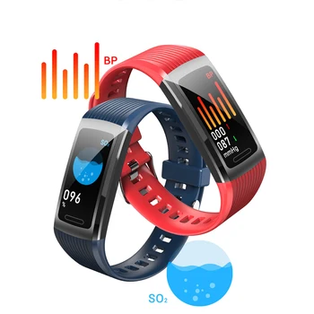 

1Pc Smart Sports Bracelet Blood Pressure Measurement Heart Rate Activity Monitoring Sleep Waterproof Bluetooth Bracelet Band
