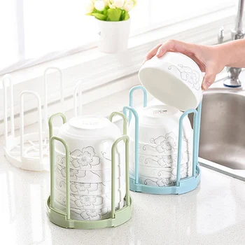 

1pc Removable Bowl Storage Rack Bowl Holder Kitchen Tableware Drain Rack Kitchen Storage Organization