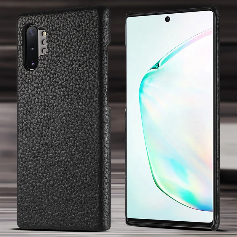 Note 10 Pro чехол из натуральной кожи для samsung Galaxy 9 8 s8 S9 S10 Plus S10e | Мобильные телефоны и