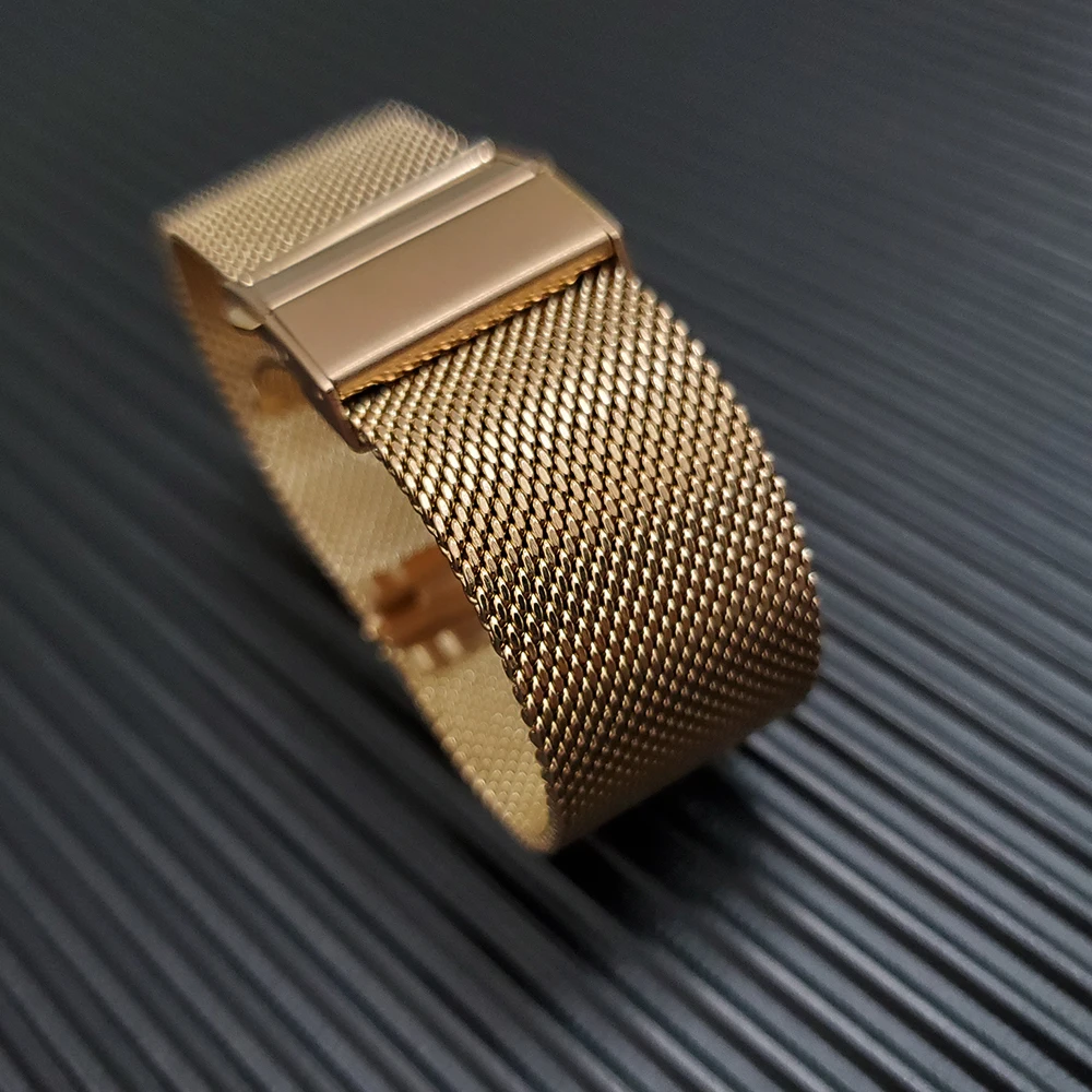 Металлический Миланский ремешок из нержавеющей стали для браслета Huami Amazfit GTS для браслета Amazfit GTR Stratos 3 Bip