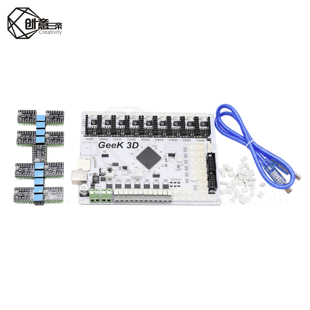 

Creativity 9 Independent Motor Drives Marlin 2.0 32-bit ARM Cortex-M4 Series For TMC2208 TMC2209 Motherboard With 6 Extruder