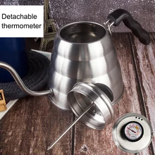 1200 мл премиум-класса, залейте кофе, чайник с точной температурой, чайник из нержавеющей стали, кухонный инструмент