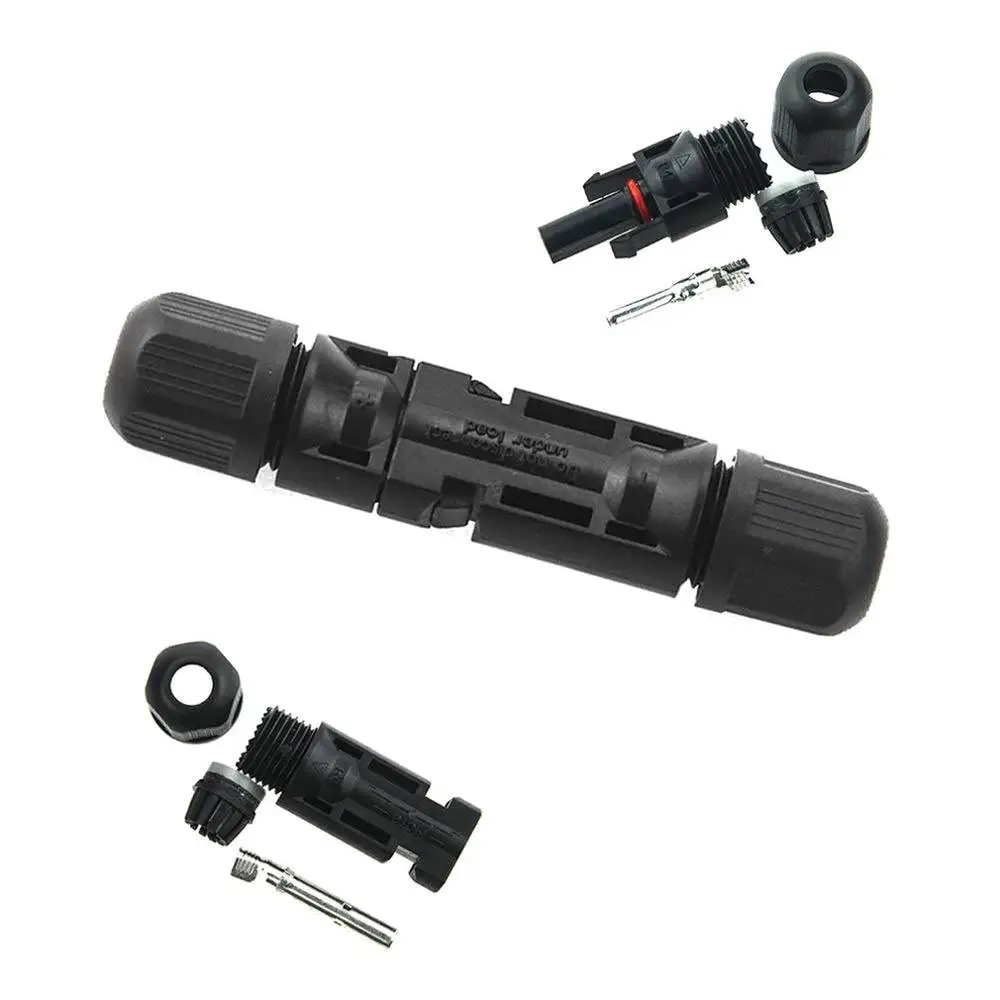 

1pc/5pcs/10pcs MC4 Solar Panel Cable Connectors Male & Female MC4 Waterproof Connector for Connecting Solar Panels