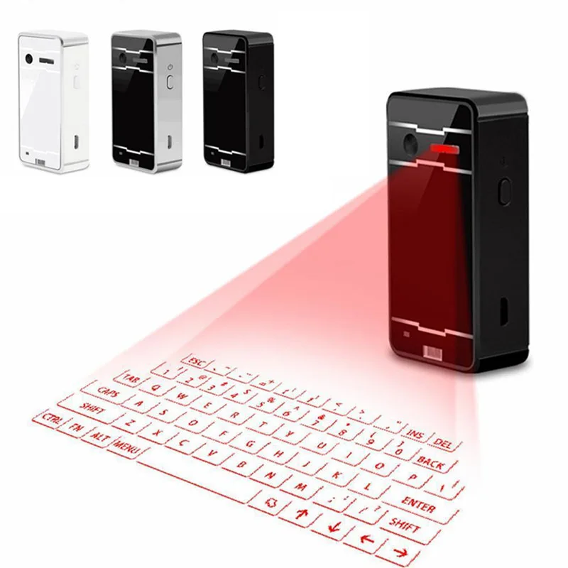 

Portable Virtual Lasers keyboard Mouse Wireless Bluetooth Lasers Projection Speaker GT66