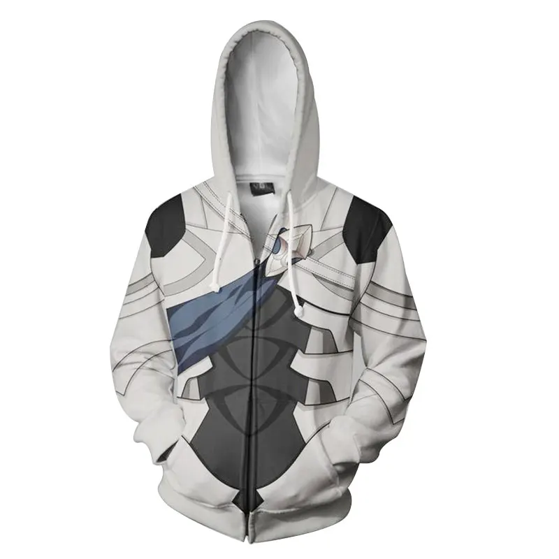 

DM 2019New Sweater Anime Cosply Flame Coat of Arms 3D Sweater Cardigan Hoodie Jacket Cosplay Anime Cool Role Play Zipper Sweater