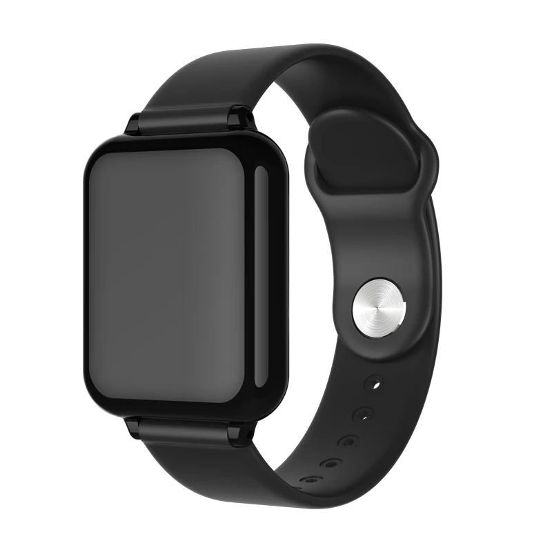 Ravi B57, умные часы для женщин, сердечный ритм, кровяное давление, умные часы, мужские спортивные часы, трекер активности, wacht, для Xiaomi, huawei, iphone 6, 7 - Цвет: B57C black