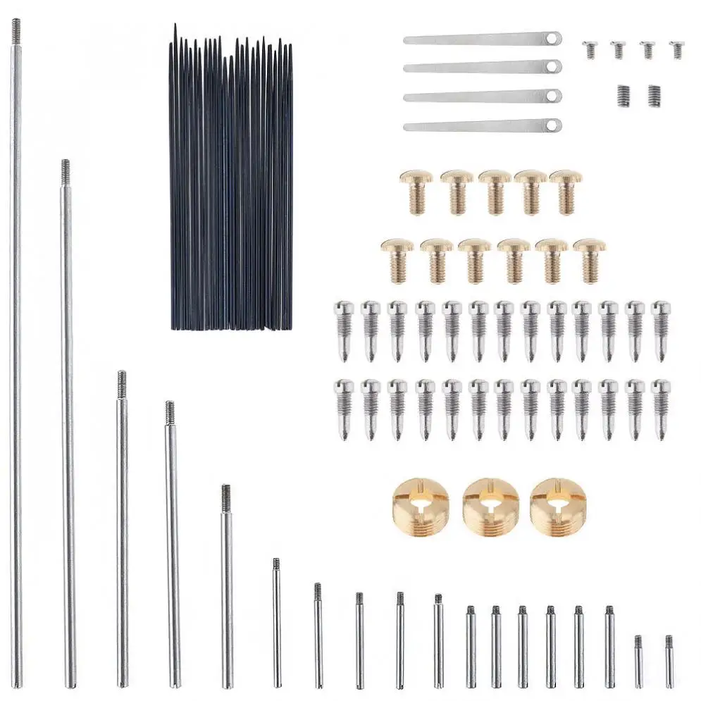 

Saxophone Repair Parts Set 92pcs /lot Complete Tools Saxophone Key Roller Reed Screws Needle Wind Instrument Repair Kit