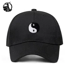 Инь Ян гобелен тайзи сплетни вышивка бейсбольная кепка папа шляпа хлопок Модная бейсболка хип-хоп кепка шляпы