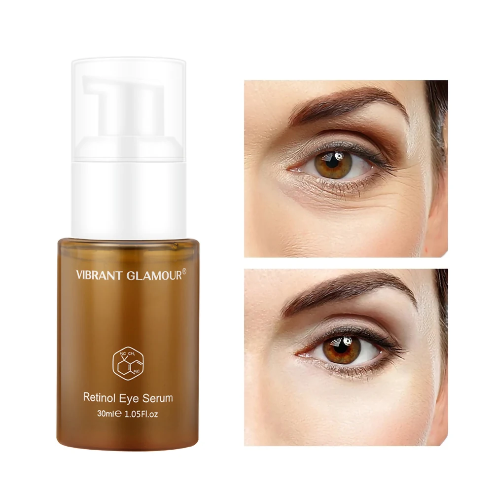 

Retinol Eye Serum Anti-Wrinkle Remove Eye bags Fade Fine lines Dark Circles Brighten Whitening Skin Care Anti Aging Eye Essence
