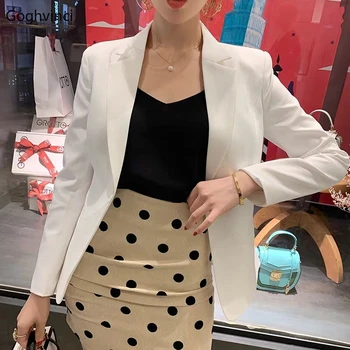 

Blazers Women New Spring Autumn Slim Leisure High Quality Korean Style Short Casual Coat Womens Solid Trendy All-match Elegant