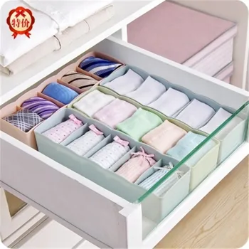 

T Japanese Style 5 Lattice Multi Purpose-Superimposed Underwear Socks Decoration Storage Box Glove Box Drawer Finishing Box