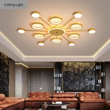 

6/8/12head Ceiling Light Lamps Chandelier for Living Room Bedrom Lights Remote Control Lower Ceiling Home Indoor Fixture 52w 72w
