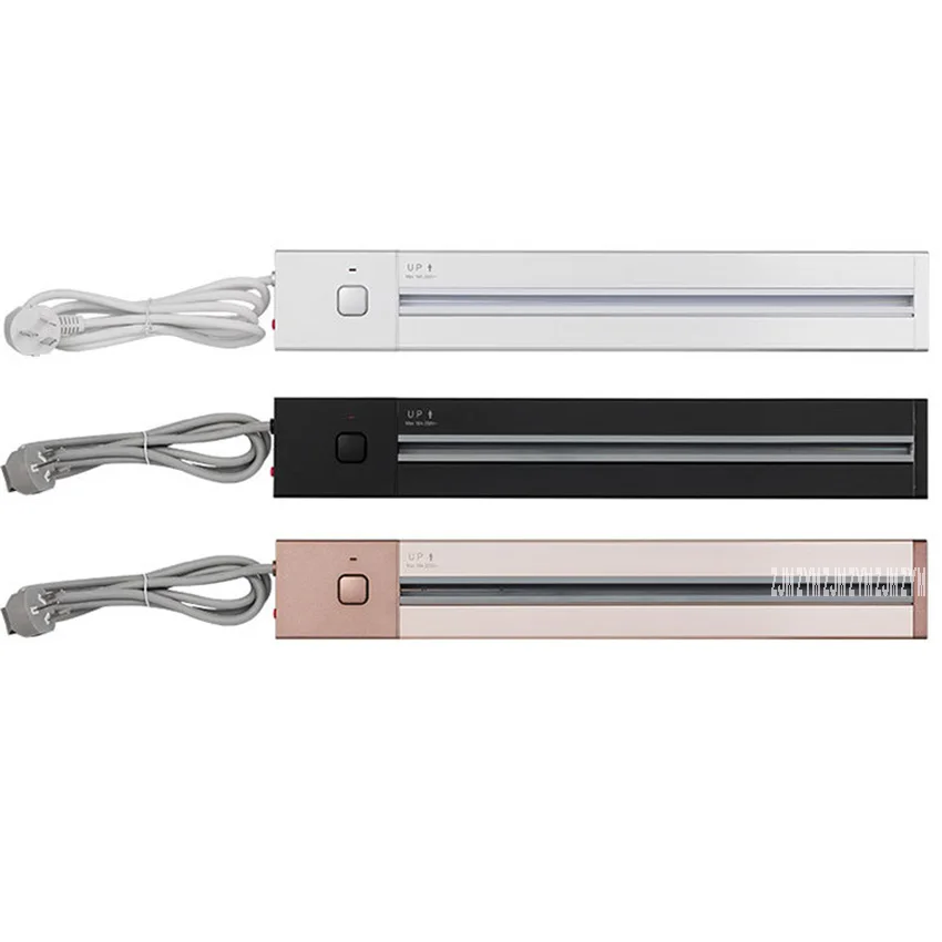 

P3 0.6/0.8/1m Wall Socket Extension Track Office Moveable Track Socket Socketbar Electric Power Socket Track With a Adapter