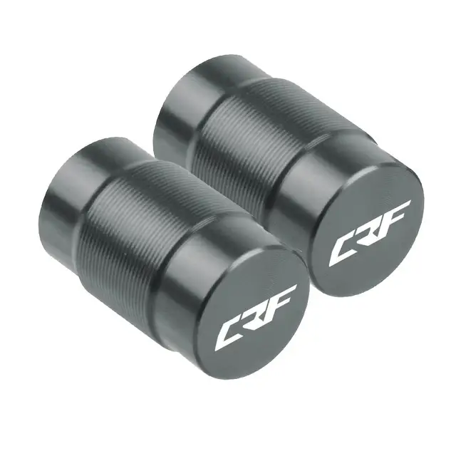 For HONDA CRF 150 250 450 CRF150 R/F CR450 R/X/RX CRF230F CRF250 R/X/L/M Dirt Bike CNC Vehicle Wheel Tire Valve Stem Caps Covers gray