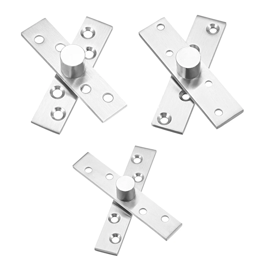 

uxcell Central Axis Rotating Gate Hinges Stainless Steel 360 Degree Door Pivot Hinge For Revolving Door