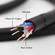  meter Prism Helix SA-OF8N copper, Helix array conductor Gruop Speaker Cable 