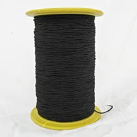 black Черная эластичная нить для швейная ткань аксессуары DIY машинная промышленность белая эластичная швейная нитевая катушка 450 ярдов 1 рулон - Цвет: black