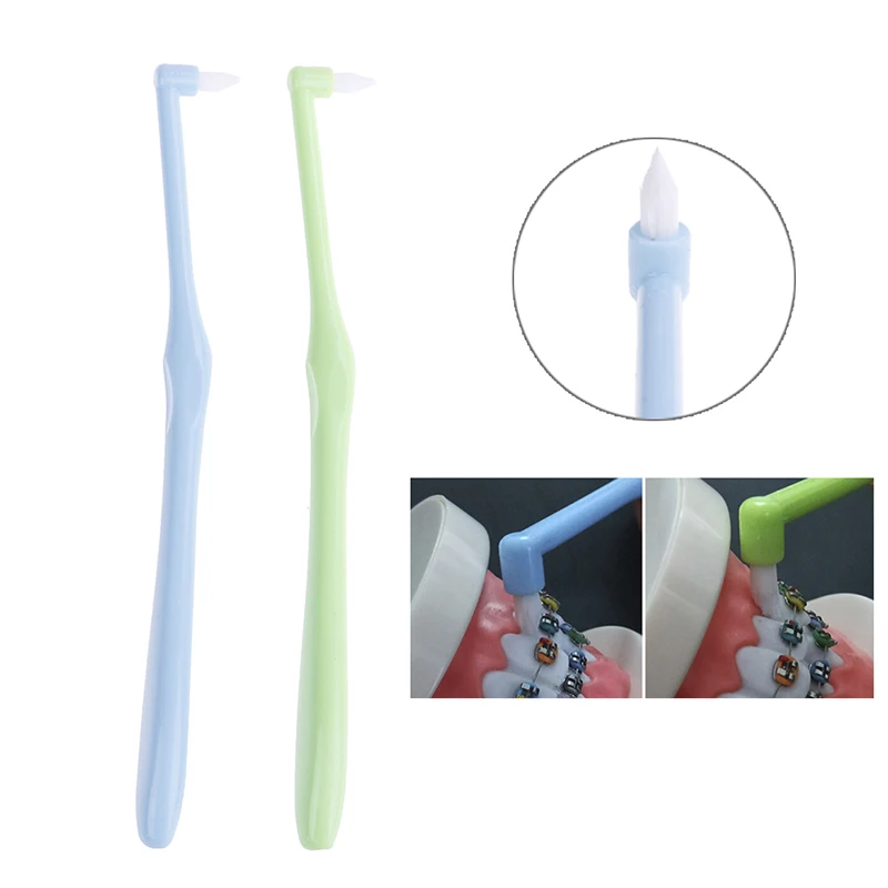 Hot Orthodontic Toothbrush Interdental Tooth Brush Small Head Soft Hair Correction Teeth Braces Dental Floss Oral Care | Красота и