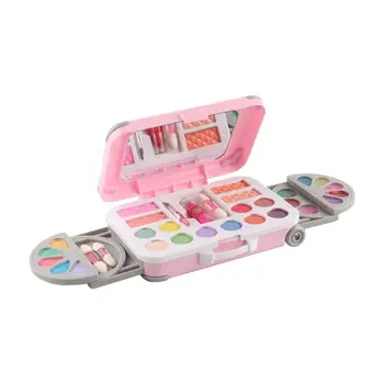

Children's Makeup Handbag Girl Lipstick Nail Polish Makeup Suitcase Set No Added Cosmetic Formula Rich Accessories
